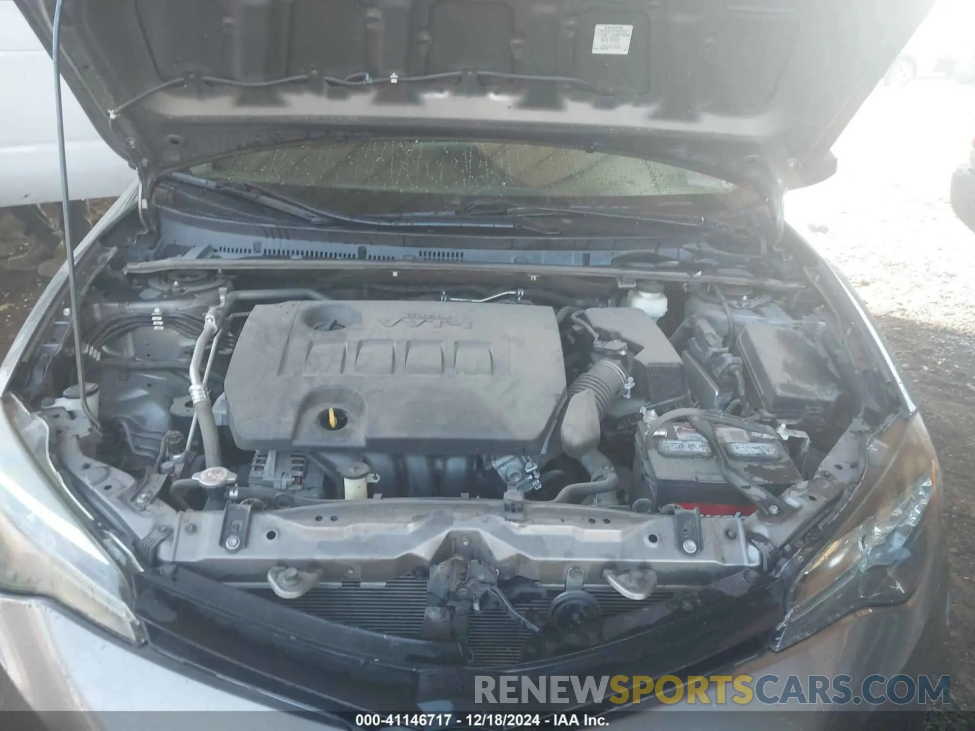 10 fotografías del automóvil dañado 5YFBURHE3KP934017 TOYOTA COROLLA 2019