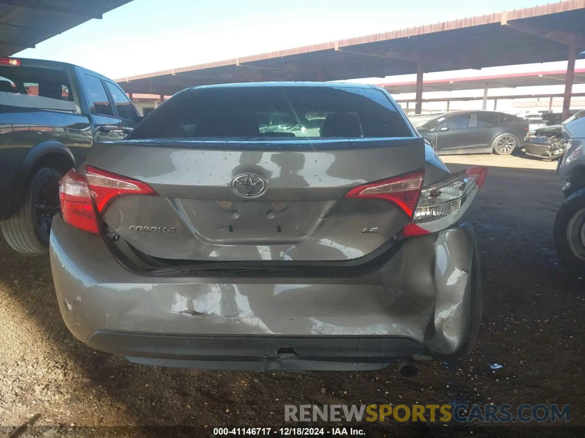 16 fotografías del automóvil dañado 5YFBURHE3KP934017 TOYOTA COROLLA 2019