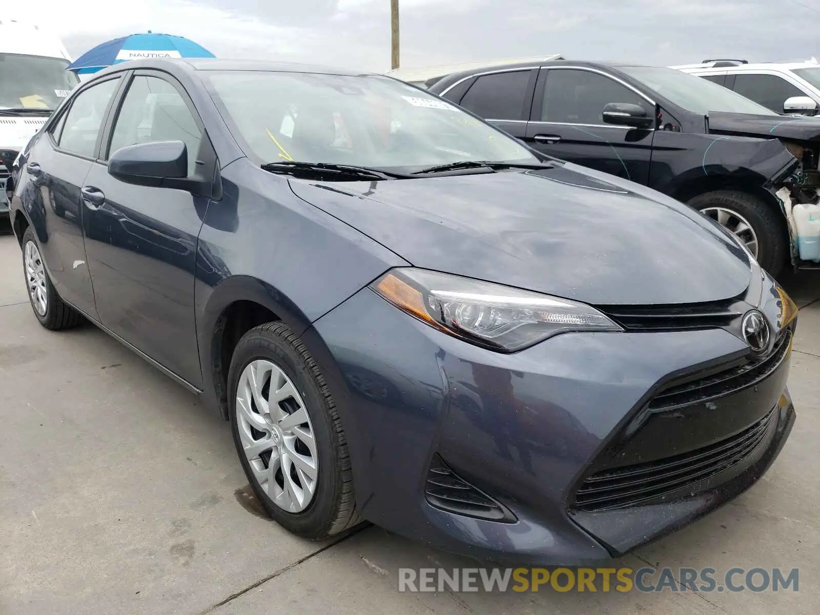 1 fotografías del automóvil dañado 5YFBURHE3KP934339 TOYOTA COROLLA 2019