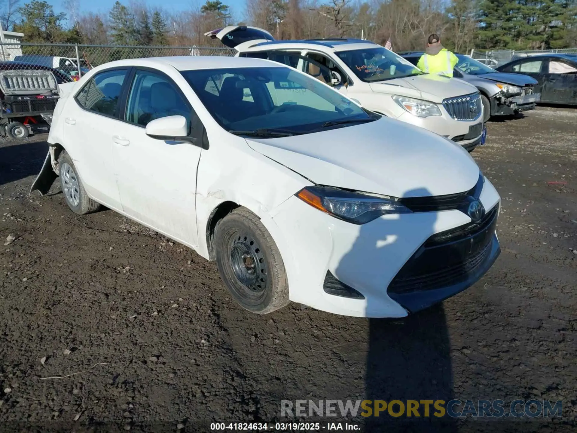 1 fotografías del automóvil dañado 5YFBURHE3KP937225 TOYOTA COROLLA 2019