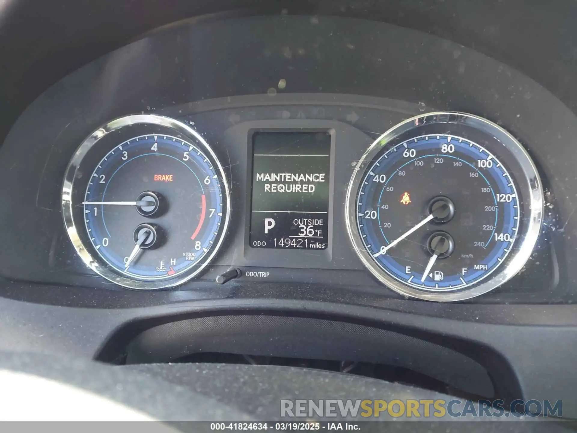 7 fotografías del automóvil dañado 5YFBURHE3KP937225 TOYOTA COROLLA 2019