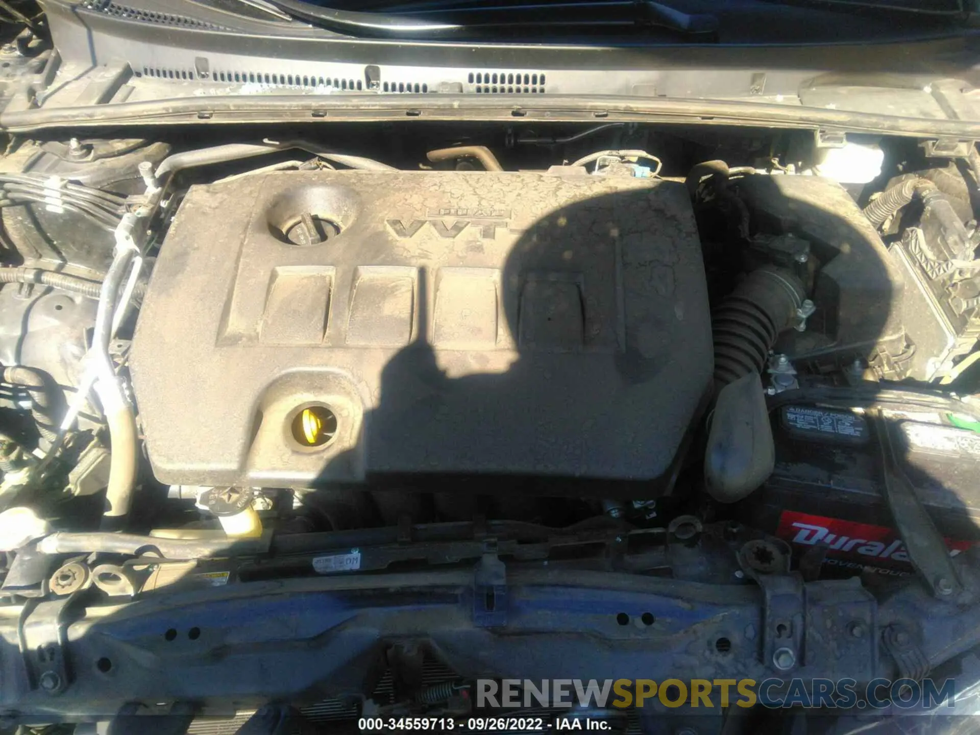 10 fotografías del automóvil dañado 5YFBURHE3KP938858 TOYOTA COROLLA 2019