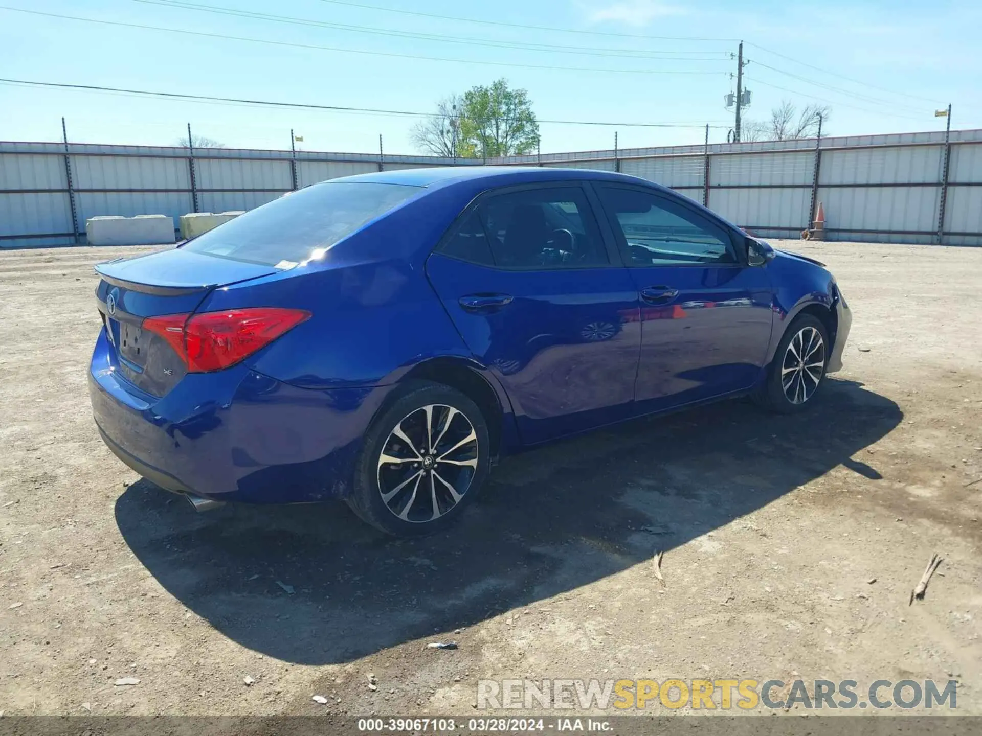 4 fotografías del automóvil dañado 5YFBURHE4KP859182 TOYOTA COROLLA 2019