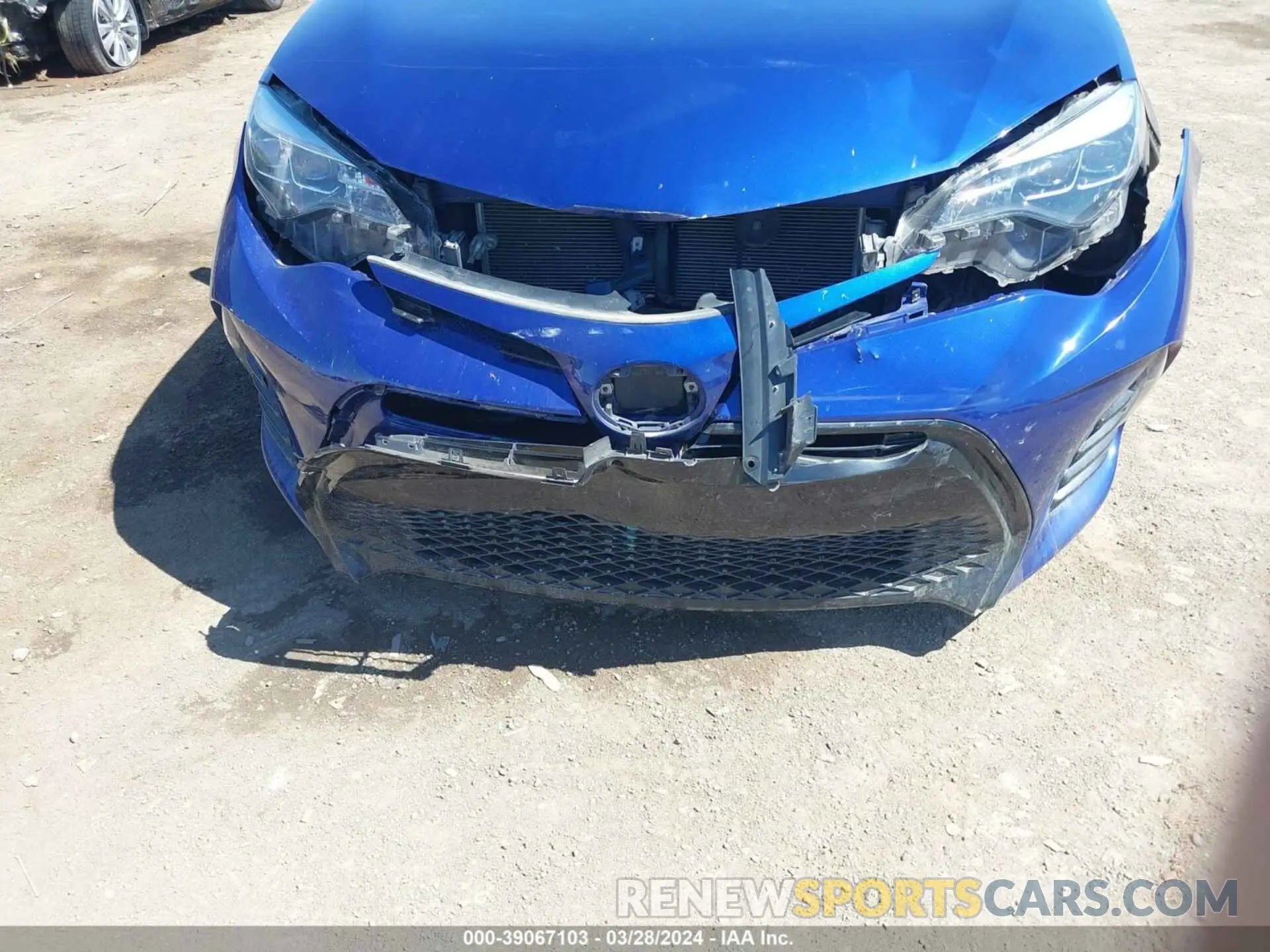 6 fotografías del automóvil dañado 5YFBURHE4KP859182 TOYOTA COROLLA 2019