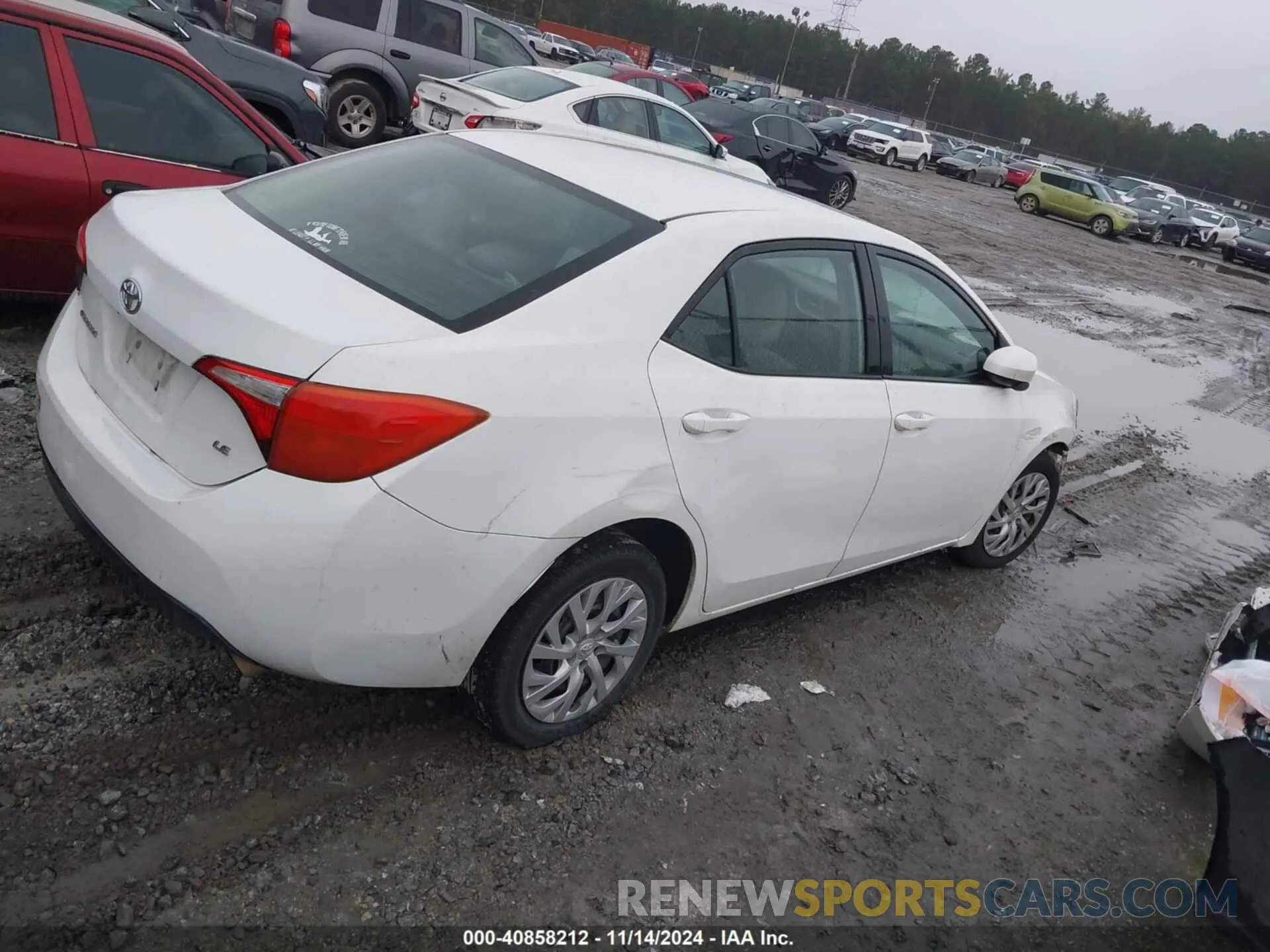 4 fotografías del automóvil dañado 5YFBURHE4KP861787 TOYOTA COROLLA 2019