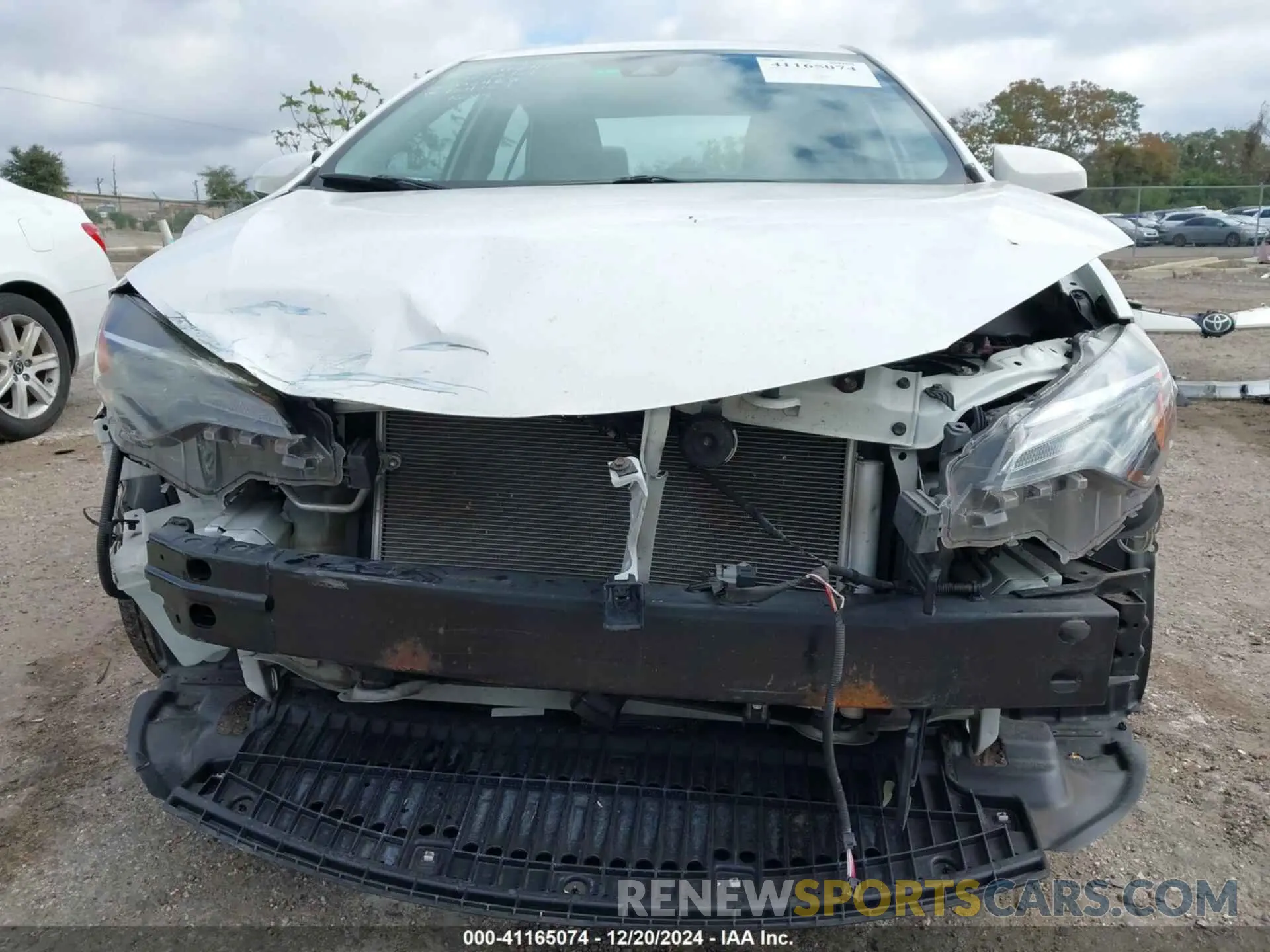 6 fotografías del automóvil dañado 5YFBURHE4KP864169 TOYOTA COROLLA 2019