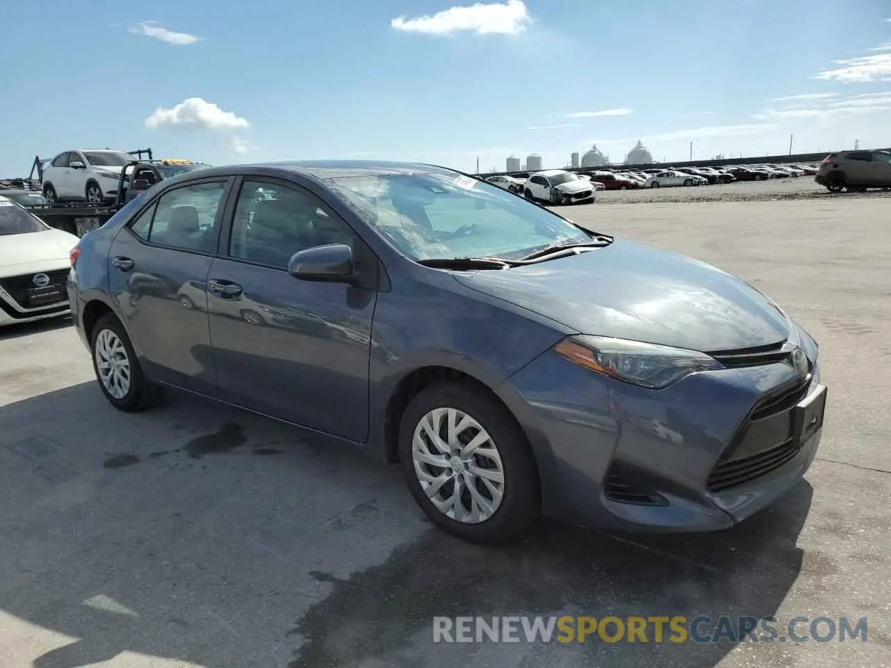 4 fotografías del automóvil dañado 5YFBURHE4KP868237 TOYOTA COROLLA 2019