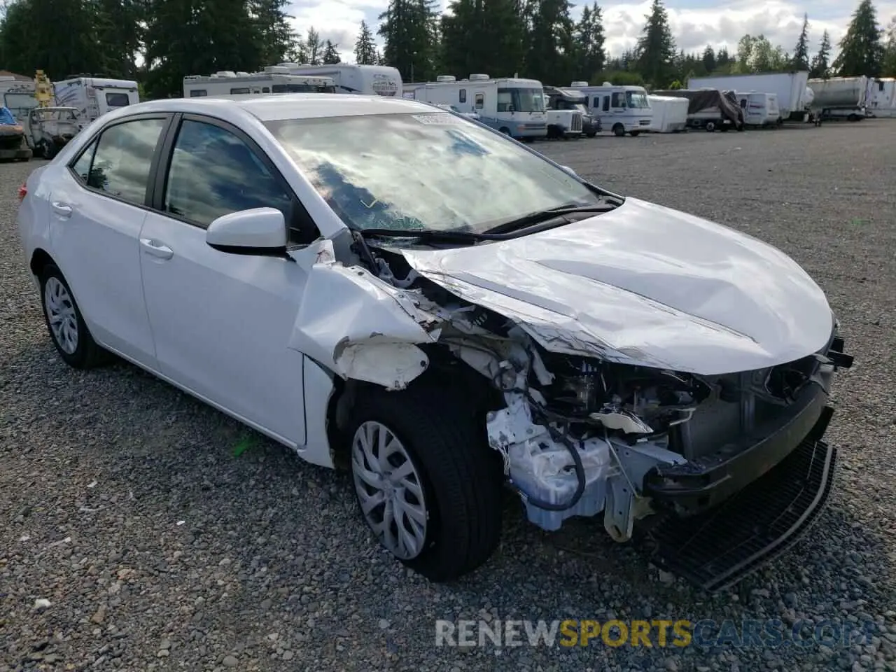 1 fotografías del automóvil dañado 5YFBURHE4KP879058 TOYOTA COROLLA 2019