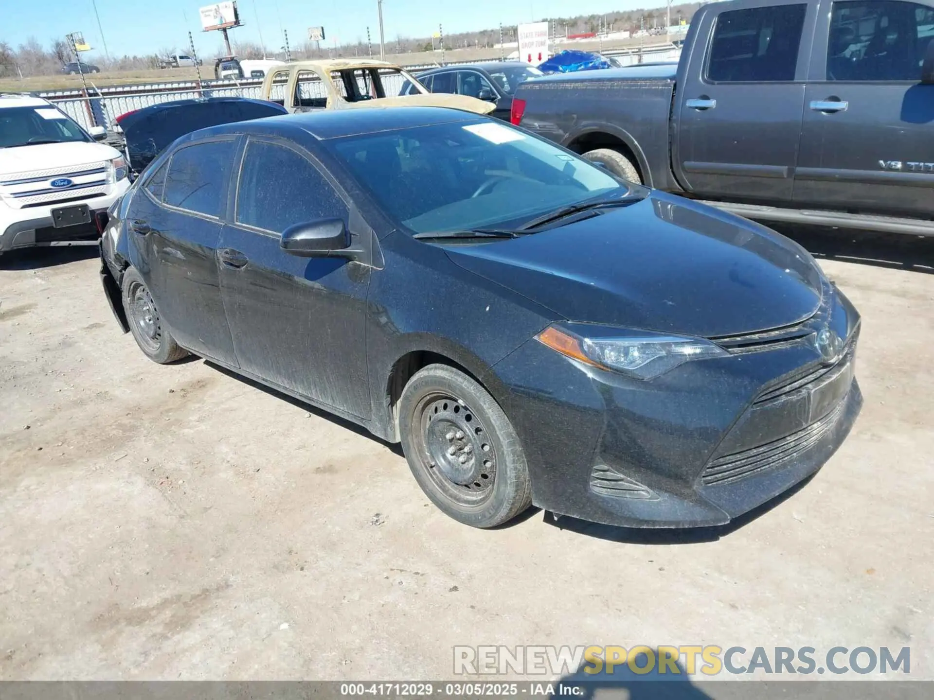 1 fotografías del automóvil dañado 5YFBURHE4KP879738 TOYOTA COROLLA 2019