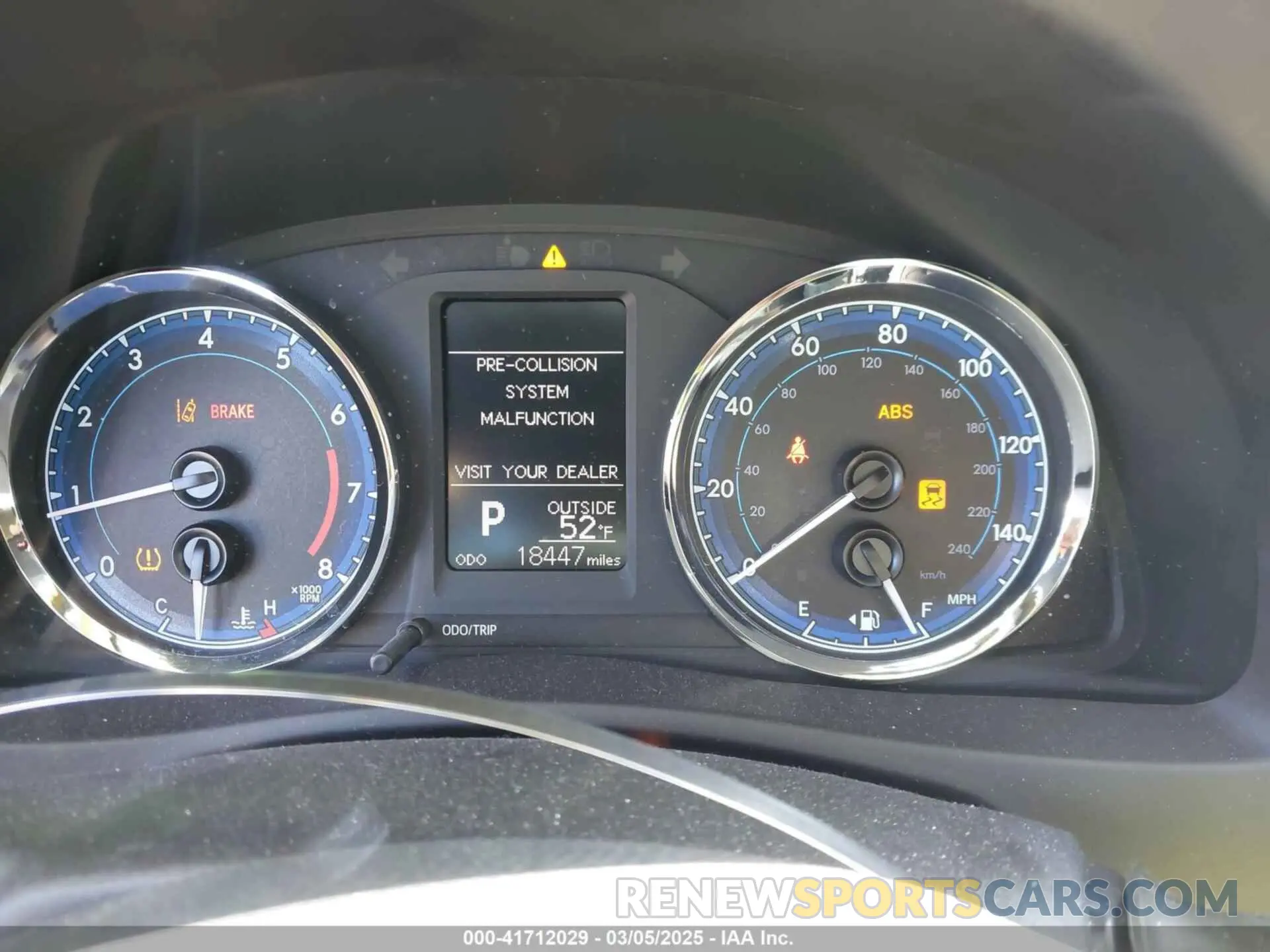 7 fotografías del automóvil dañado 5YFBURHE4KP879738 TOYOTA COROLLA 2019