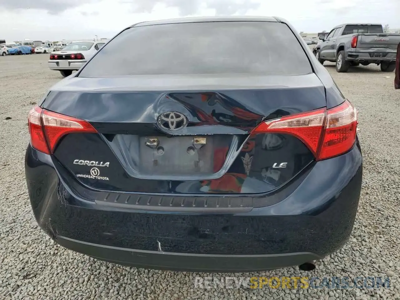 6 fotografías del automóvil dañado 5YFBURHE4KP887144 TOYOTA COROLLA 2019