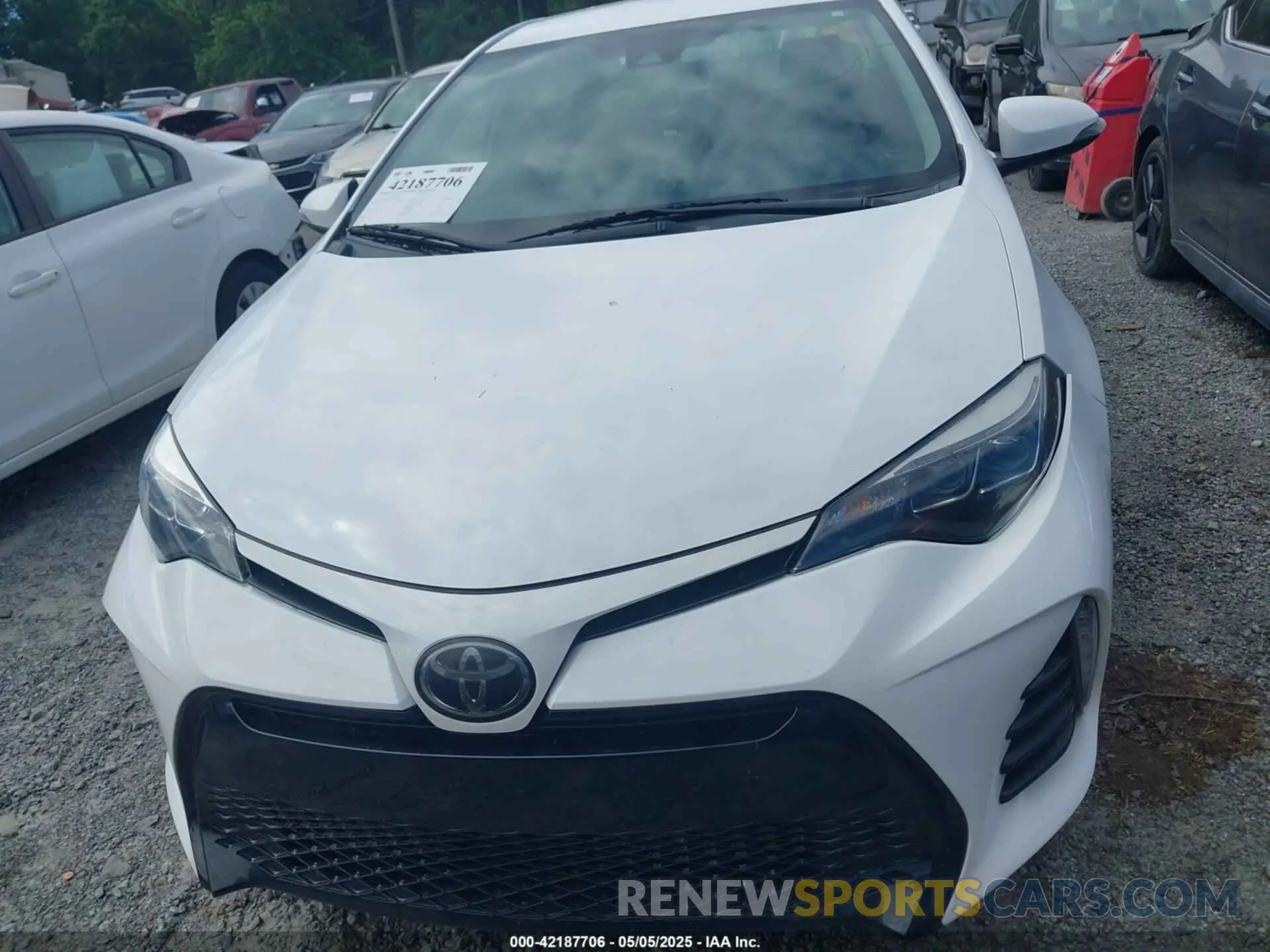 12 fotografías del automóvil dañado 5YFBURHE4KP887208 TOYOTA COROLLA 2019