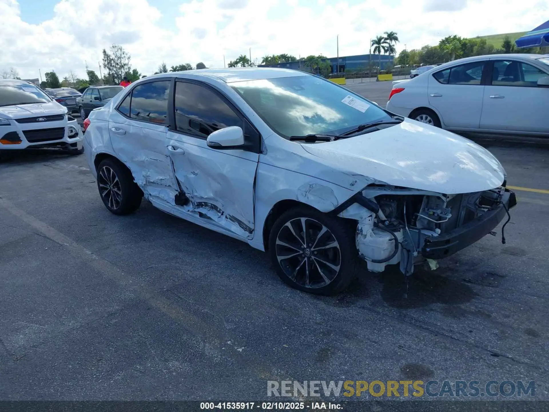 1 fotografías del automóvil dañado 5YFBURHE4KP887807 TOYOTA COROLLA 2019