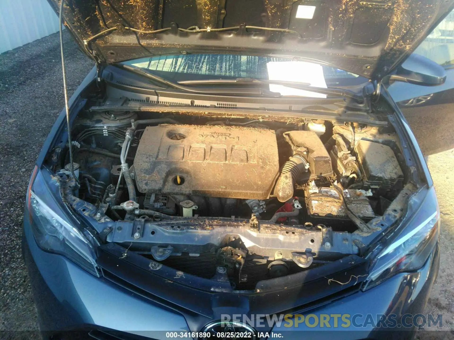 10 fotografías del automóvil dañado 5YFBURHE4KP891372 TOYOTA COROLLA 2019