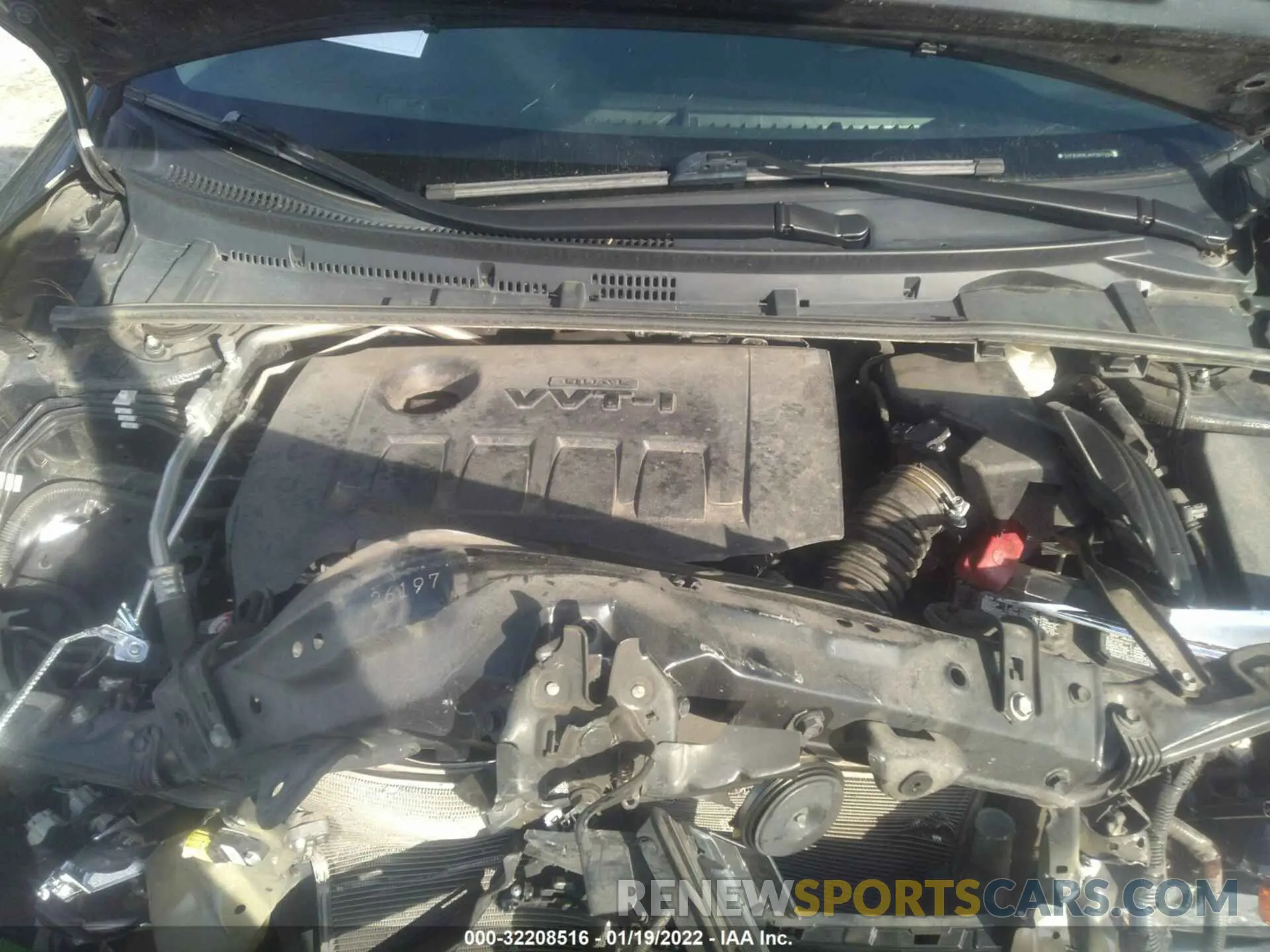 10 fotografías del automóvil dañado 5YFBURHE4KP901494 TOYOTA COROLLA 2019