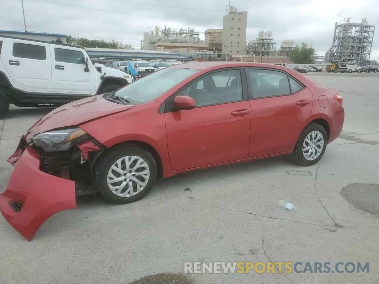 1 fotografías del automóvil dañado 5YFBURHE4KP903004 TOYOTA COROLLA 2019