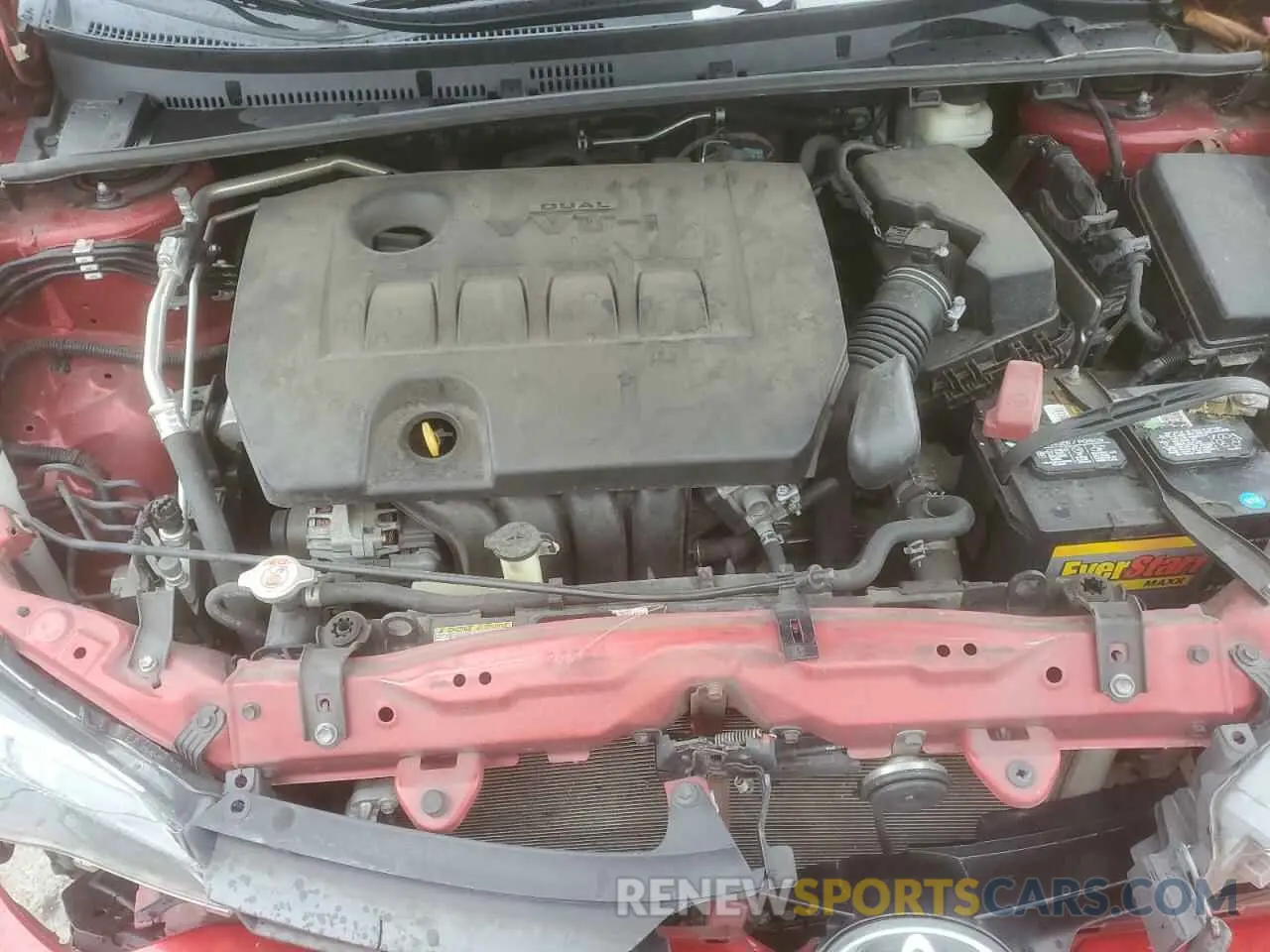 12 fotografías del automóvil dañado 5YFBURHE4KP903004 TOYOTA COROLLA 2019