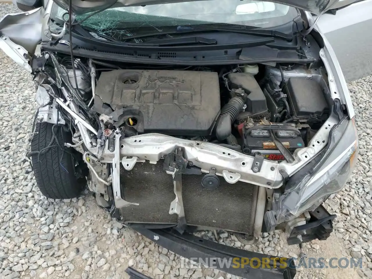 11 fotografías del automóvil dañado 5YFBURHE4KP903634 TOYOTA COROLLA 2019