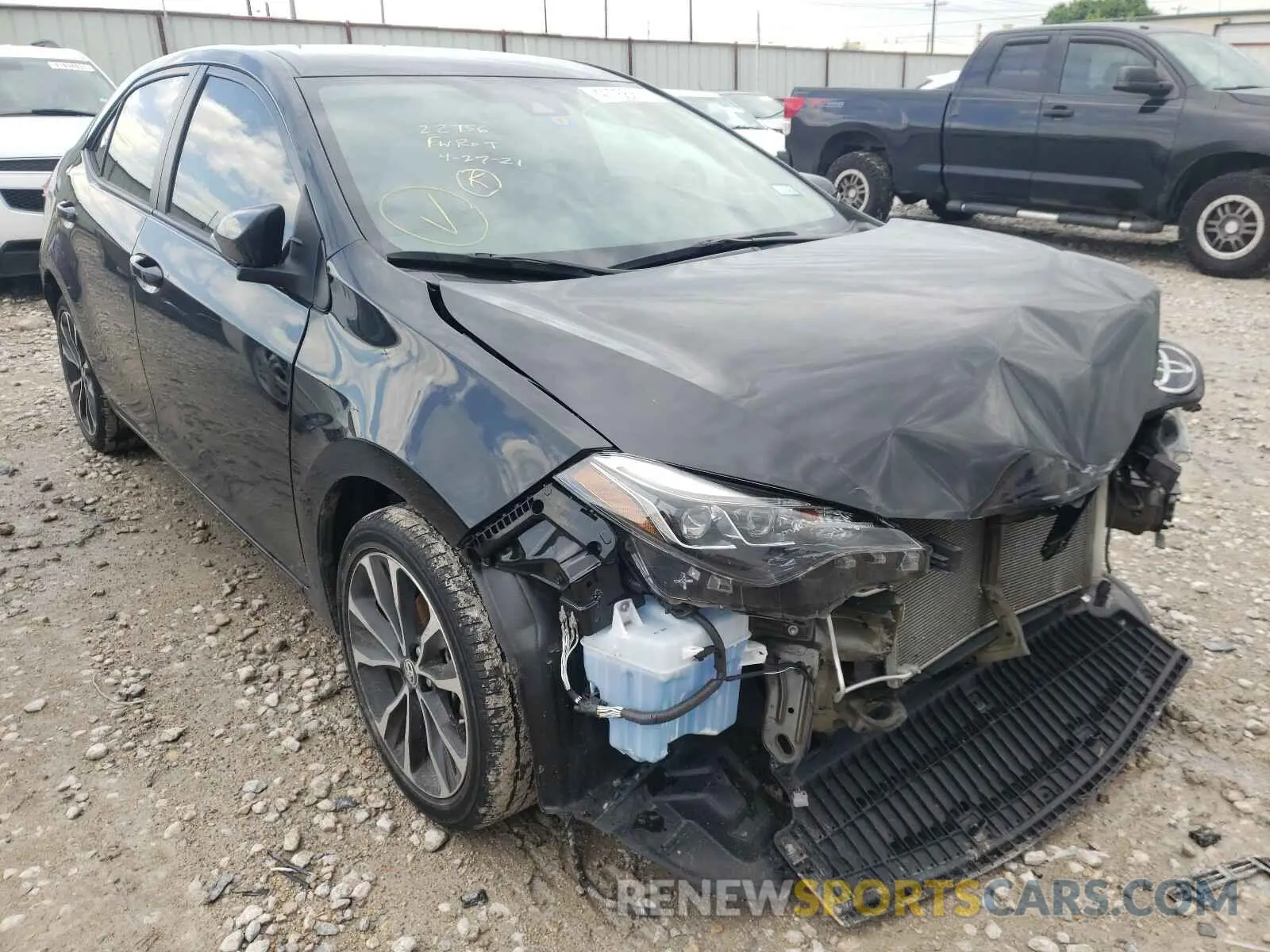 1 fotografías del automóvil dañado 5YFBURHE4KP904573 TOYOTA COROLLA 2019
