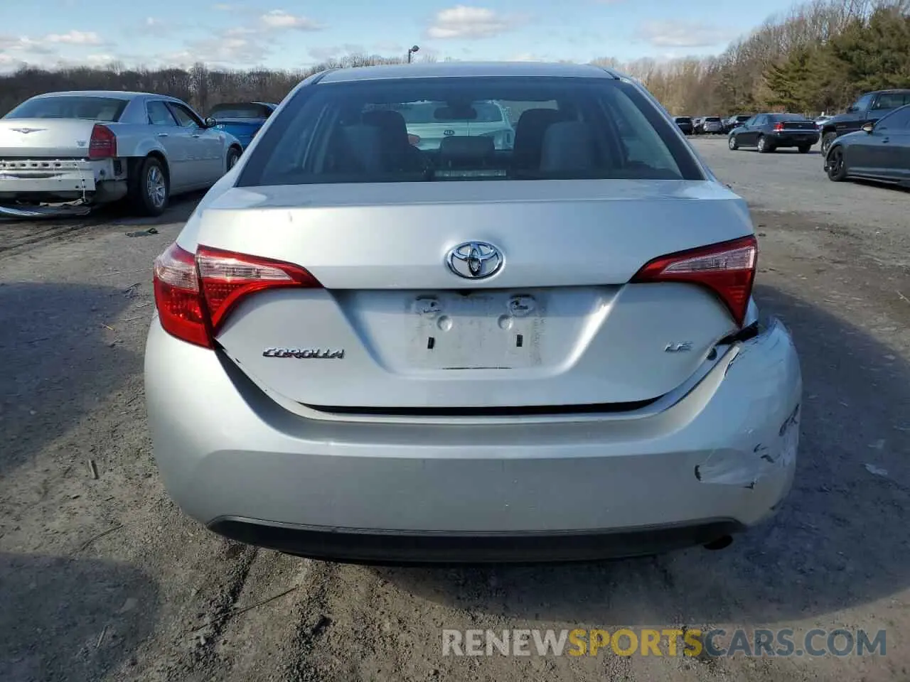 6 fotografías del automóvil dañado 5YFBURHE4KP905674 TOYOTA COROLLA 2019