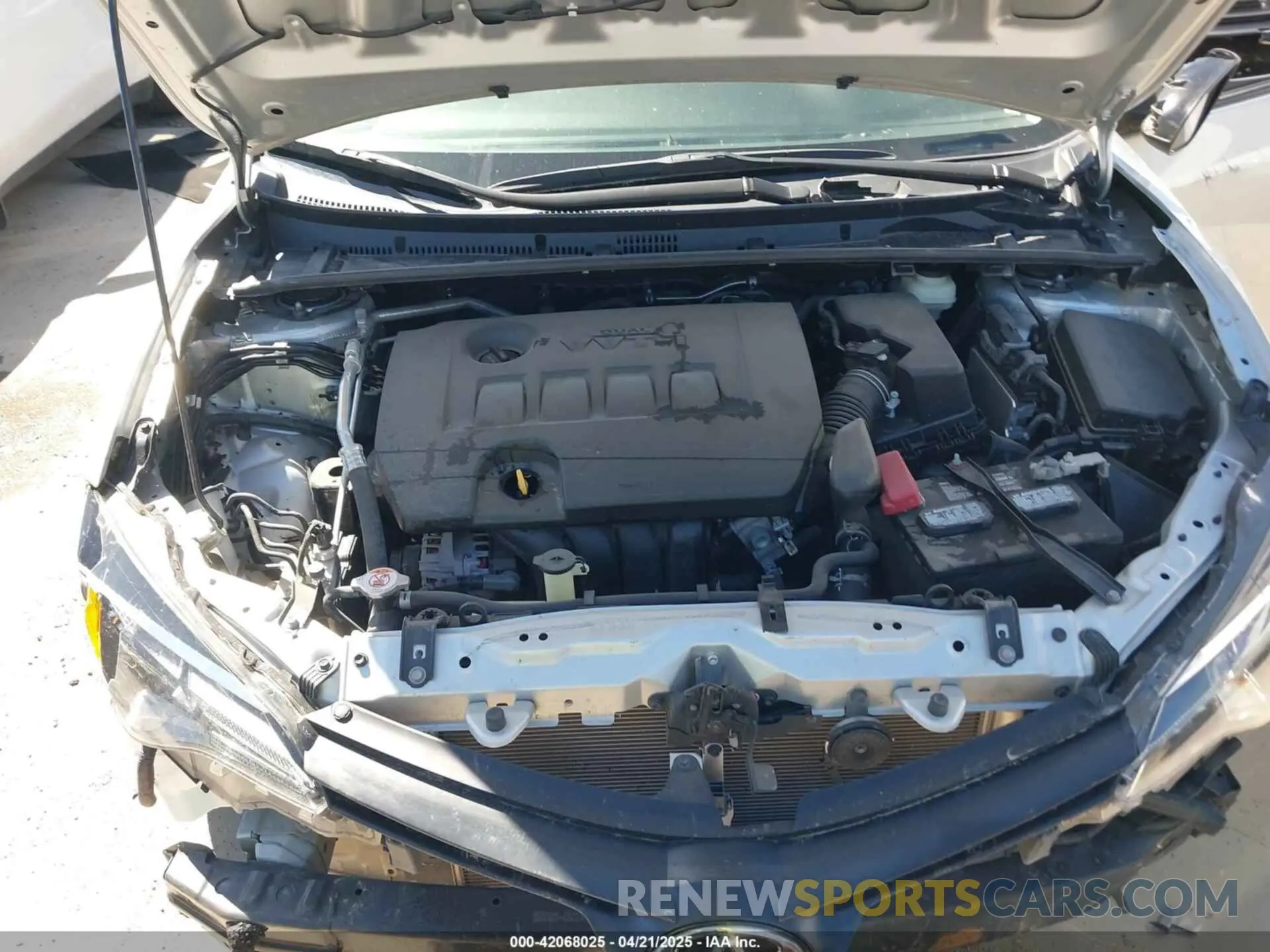 10 fotografías del automóvil dañado 5YFBURHE4KP907117 TOYOTA COROLLA 2019