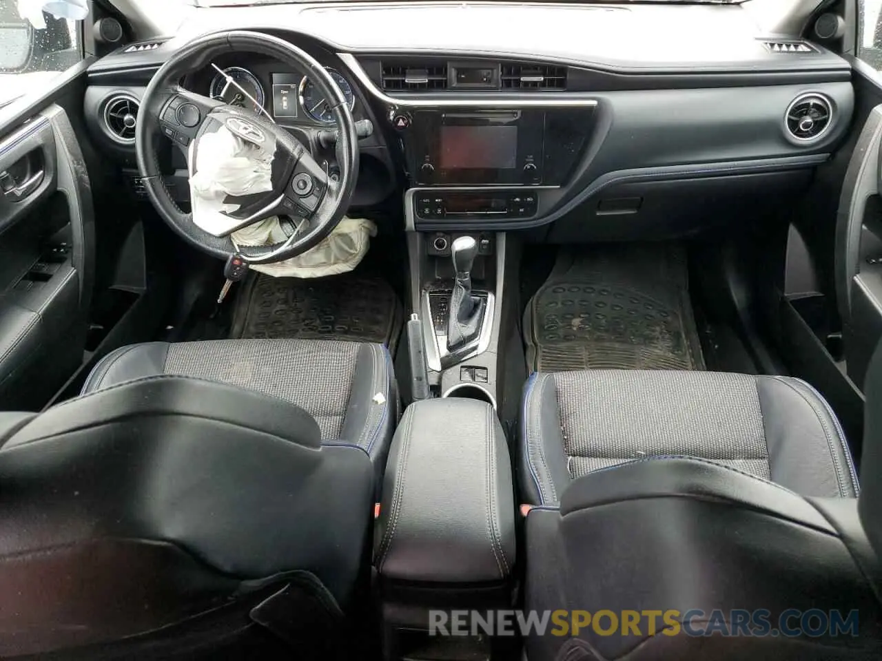 8 fotografías del automóvil dañado 5YFBURHE4KP909109 TOYOTA COROLLA 2019