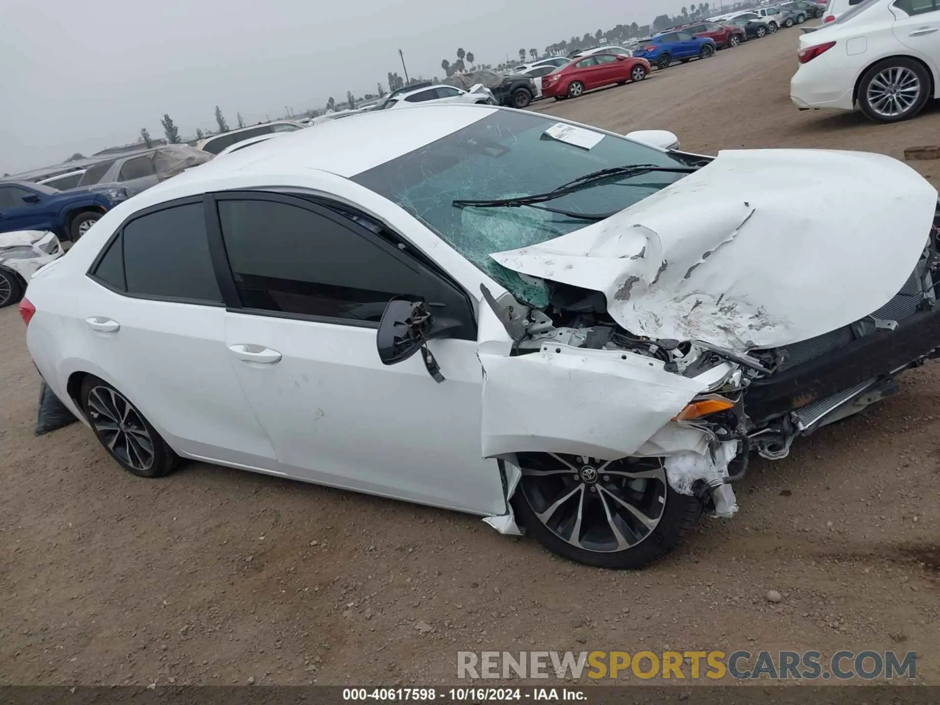 14 fotografías del automóvil dañado 5YFBURHE4KP914777 TOYOTA COROLLA 2019