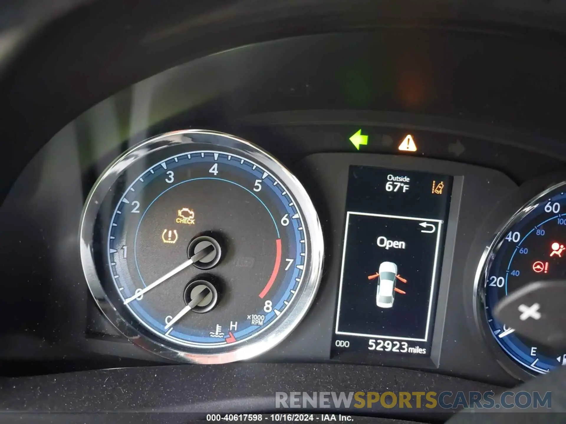 7 fotografías del automóvil dañado 5YFBURHE4KP914777 TOYOTA COROLLA 2019
