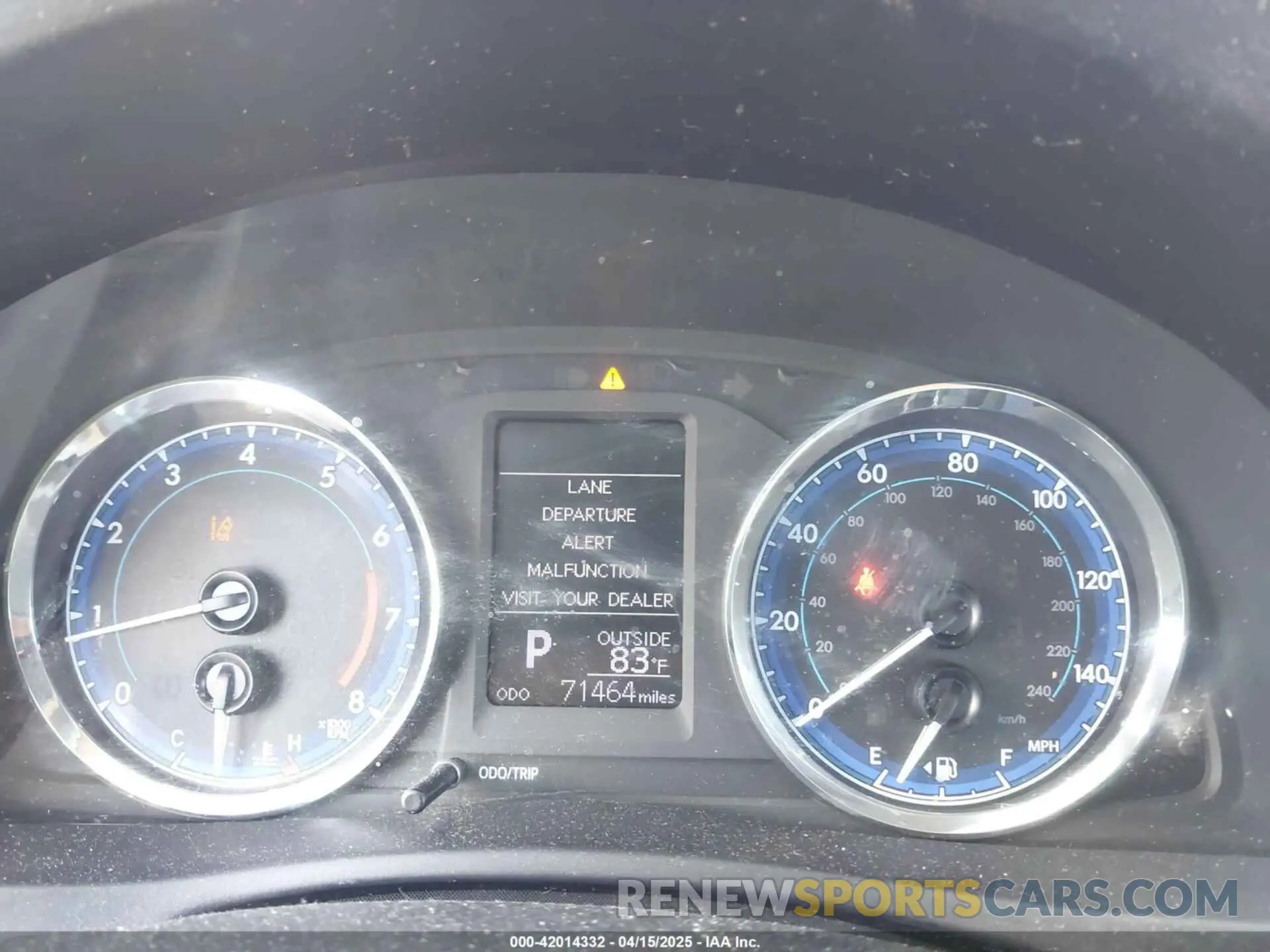 7 fotografías del automóvil dañado 5YFBURHE4KP916318 TOYOTA COROLLA 2019