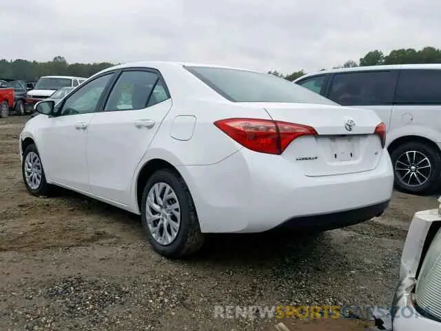 3 fotografías del automóvil dañado 5YFBURHE4KP922118 TOYOTA COROLLA 2019