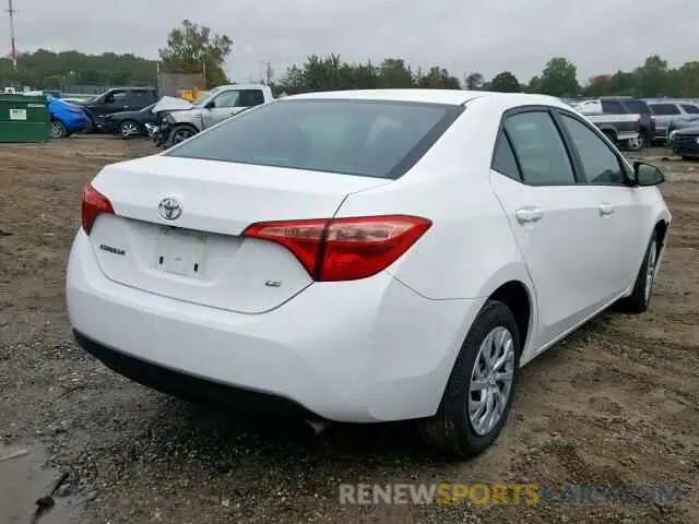 4 fotografías del automóvil dañado 5YFBURHE4KP922118 TOYOTA COROLLA 2019