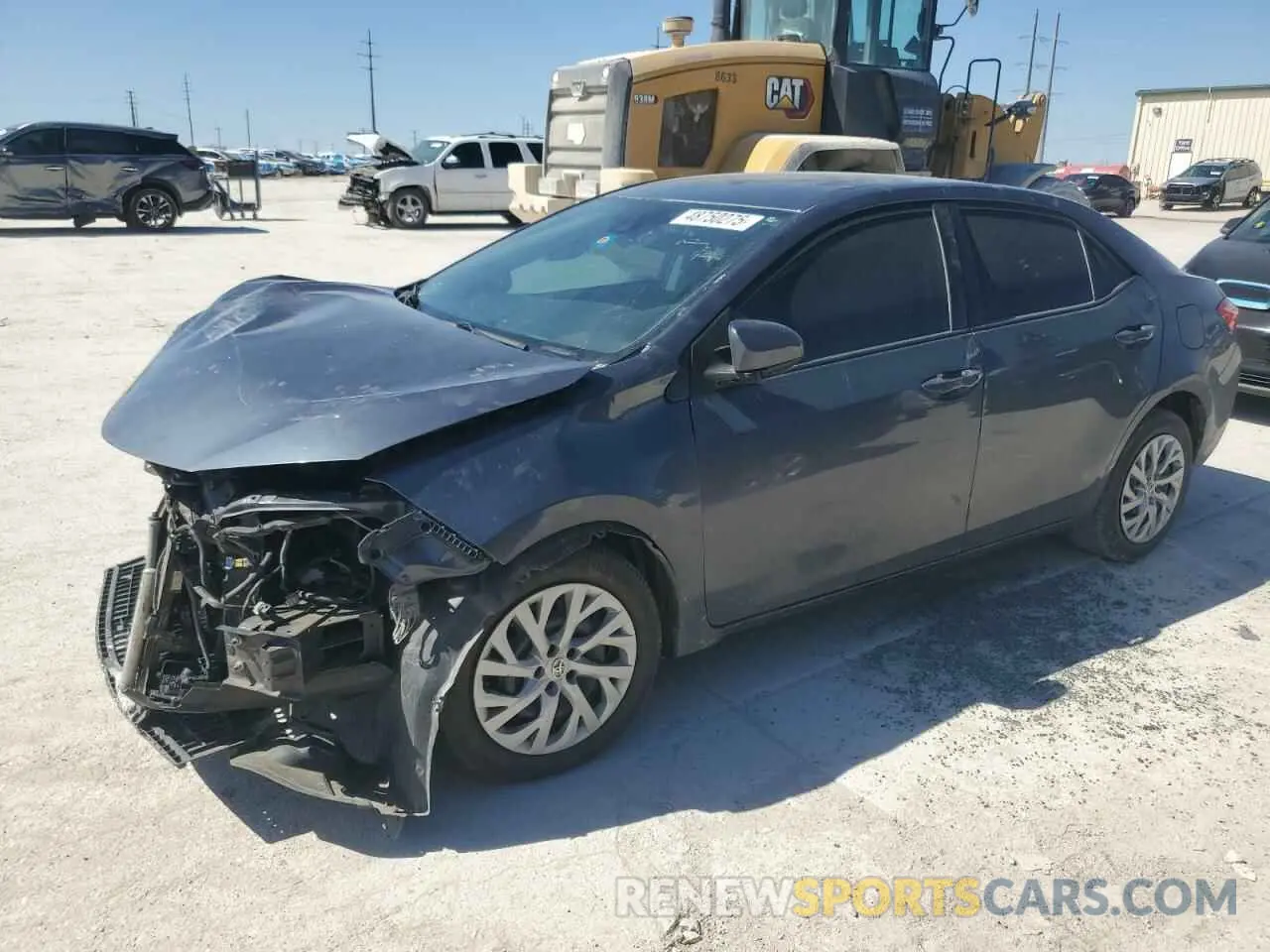 1 fotografías del automóvil dañado 5YFBURHE4KP929053 TOYOTA COROLLA 2019