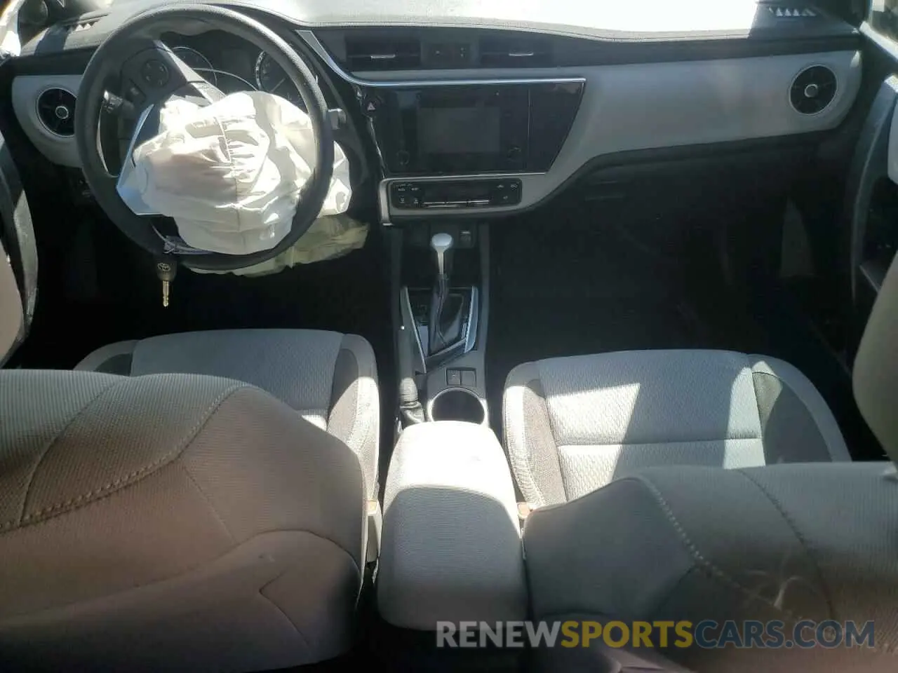 8 fotografías del automóvil dañado 5YFBURHE4KP929053 TOYOTA COROLLA 2019