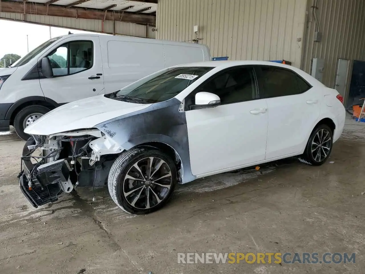 1 fotografías del automóvil dañado 5YFBURHE4KP930221 TOYOTA COROLLA 2019