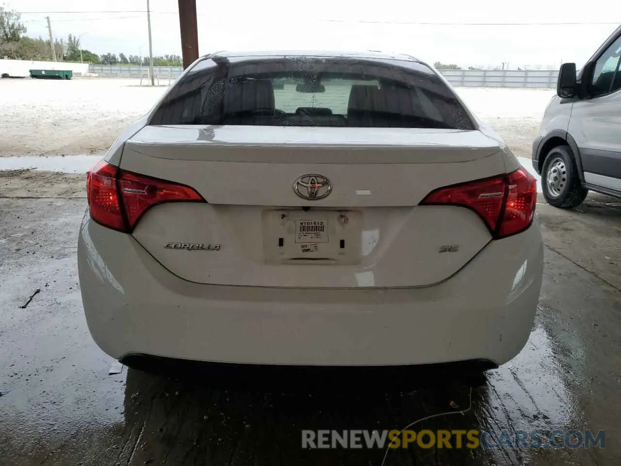 6 fotografías del automóvil dañado 5YFBURHE4KP930221 TOYOTA COROLLA 2019