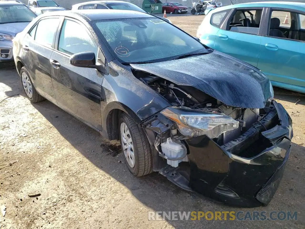 1 fotografías del automóvil dañado 5YFBURHE4KP936228 TOYOTA COROLLA 2019