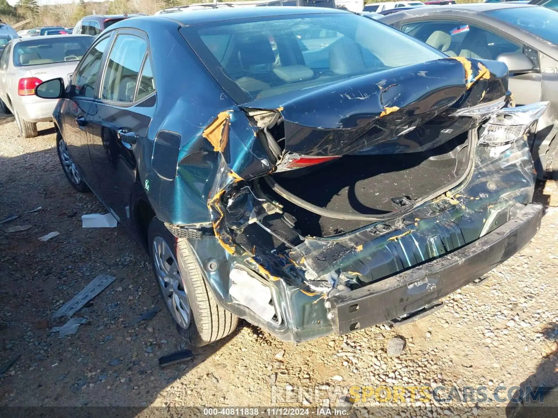 6 fotografías del automóvil dañado 5YFBURHE4KP940344 TOYOTA COROLLA 2019