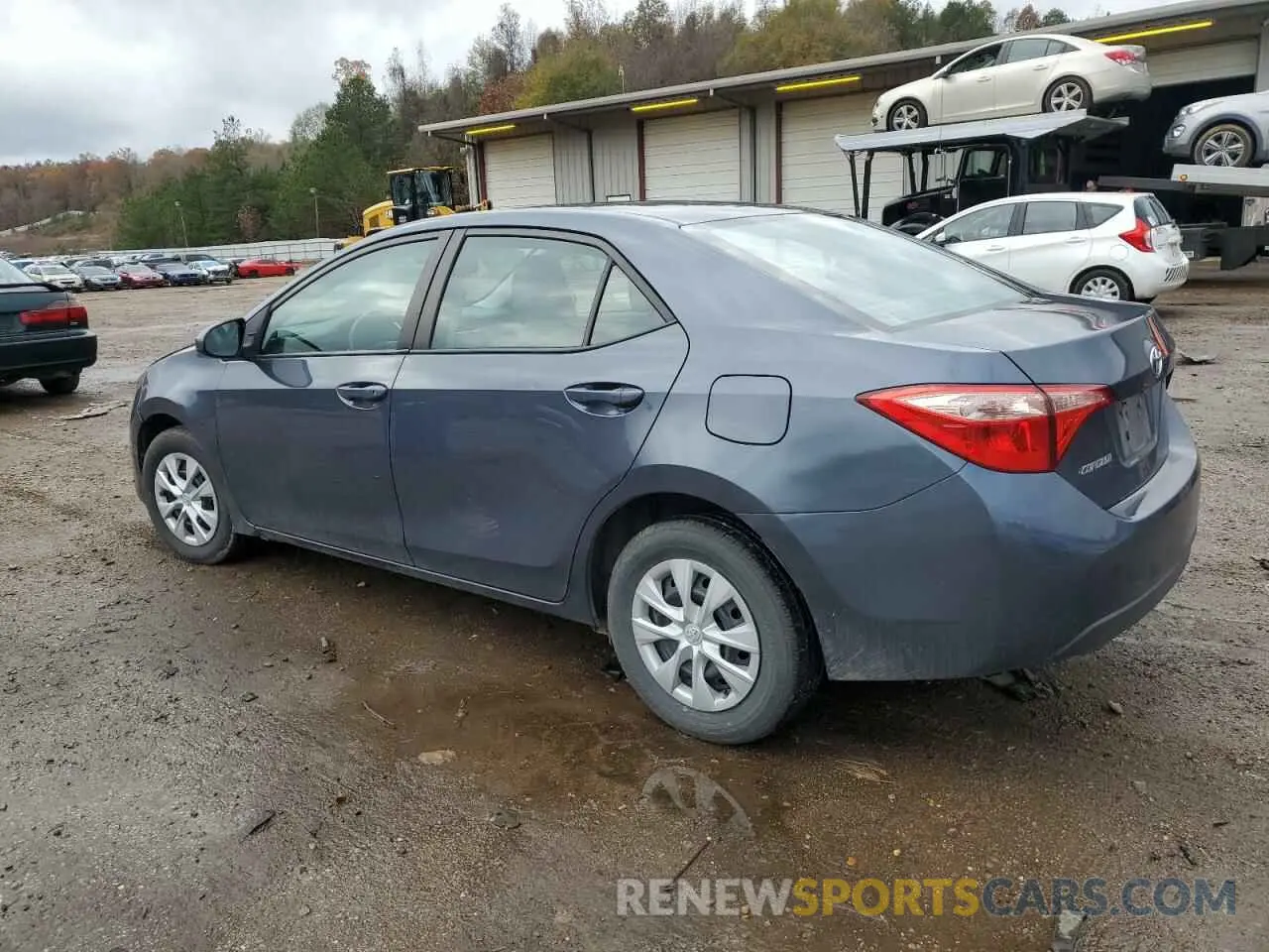 2 fotografías del automóvil dañado 5YFBURHE4KP947388 TOYOTA COROLLA 2019