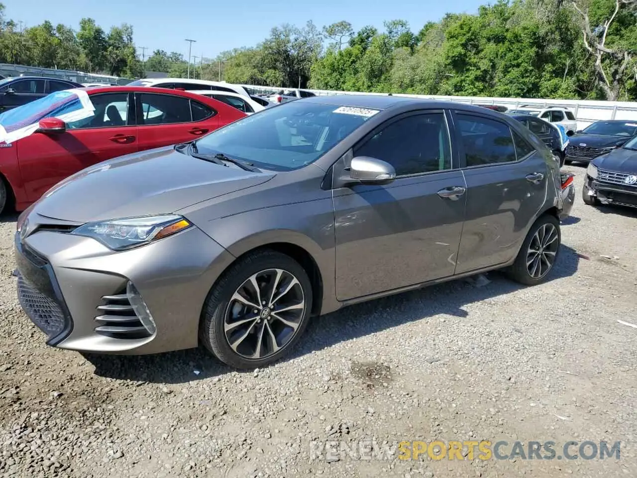 1 fotografías del automóvil dañado 5YFBURHE4KP947794 TOYOTA COROLLA 2019
