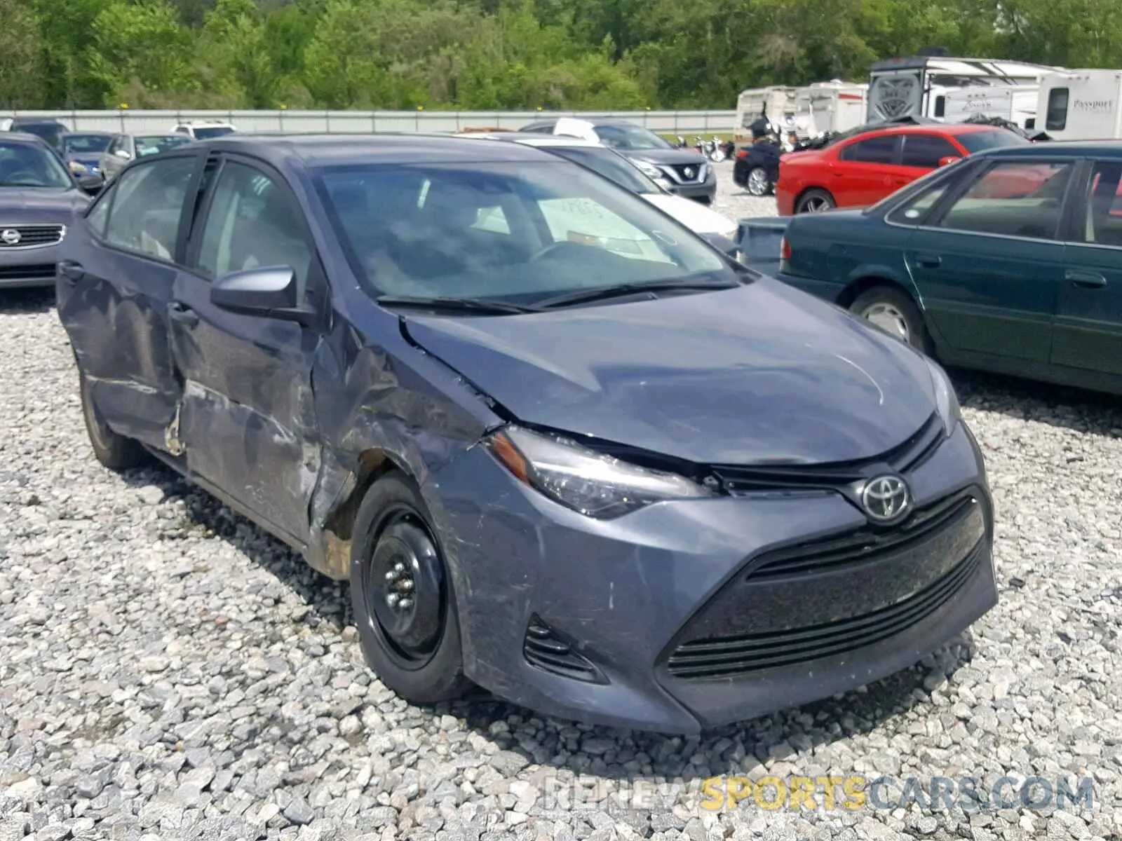 1 fotografías del automóvil dañado 5YFBURHE5KP860163 TOYOTA COROLLA 2019