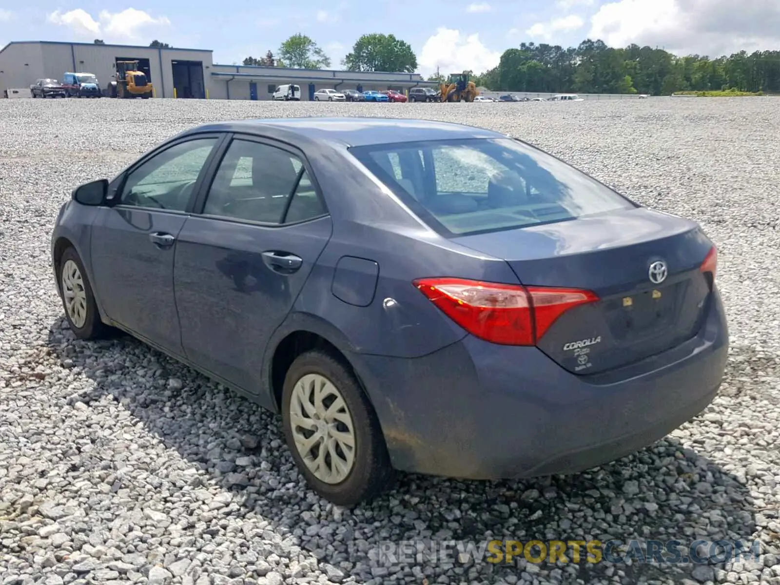 3 fotografías del automóvil dañado 5YFBURHE5KP860163 TOYOTA COROLLA 2019