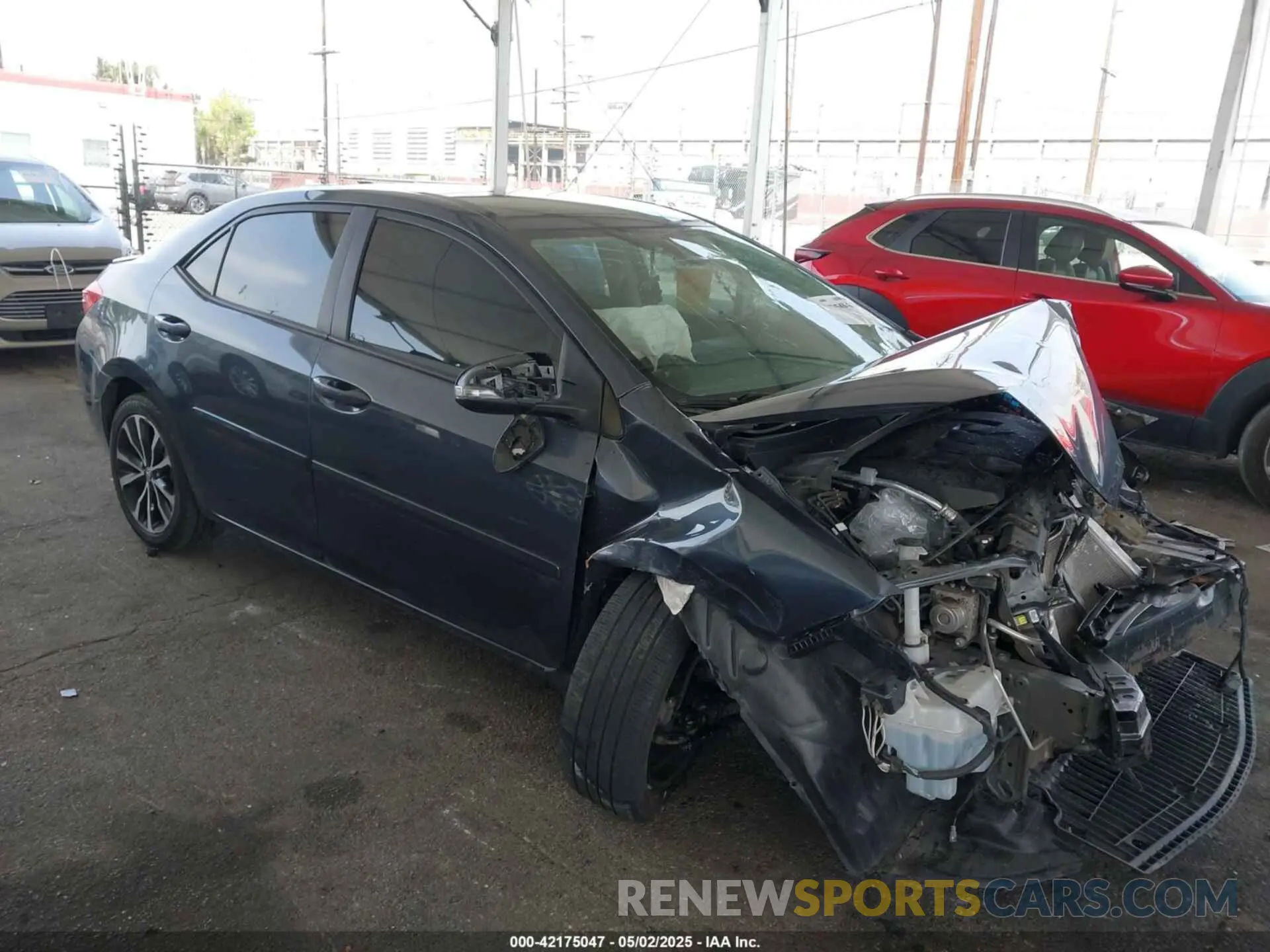 1 fotografías del automóvil dañado 5YFBURHE5KP862334 TOYOTA COROLLA 2019
