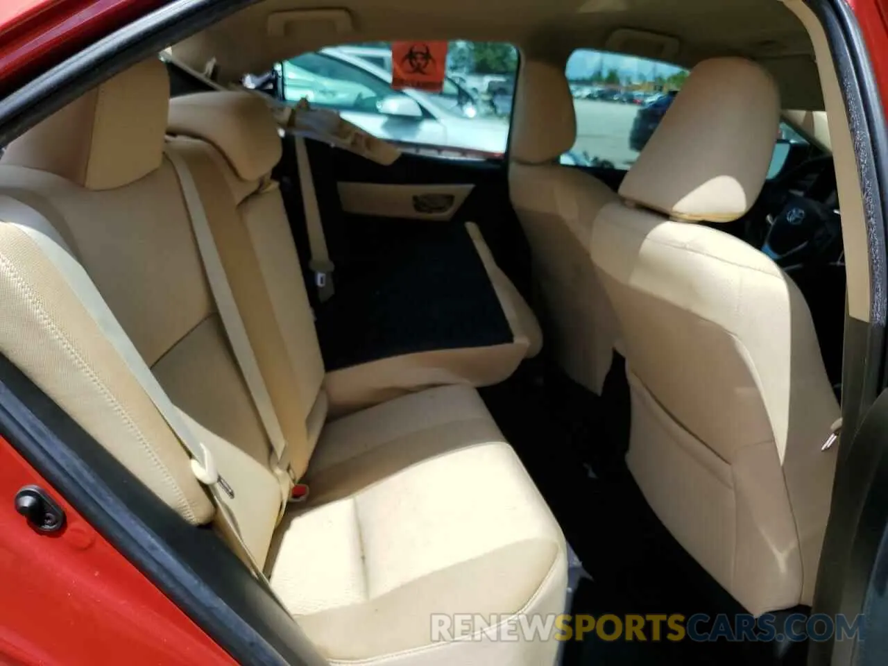 6 fotografías del automóvil dañado 5YFBURHE5KP868473 TOYOTA COROLLA 2019