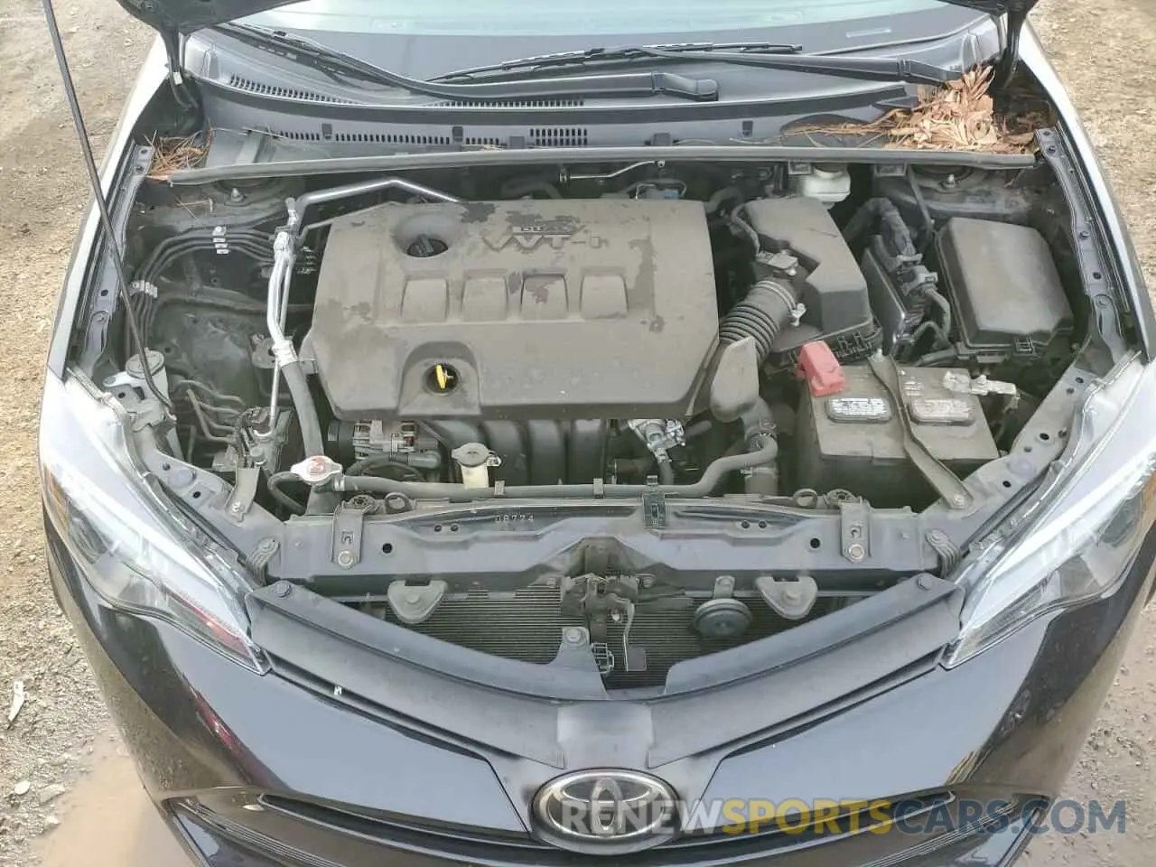 11 fotografías del automóvil dañado 5YFBURHE5KP884141 TOYOTA COROLLA 2019