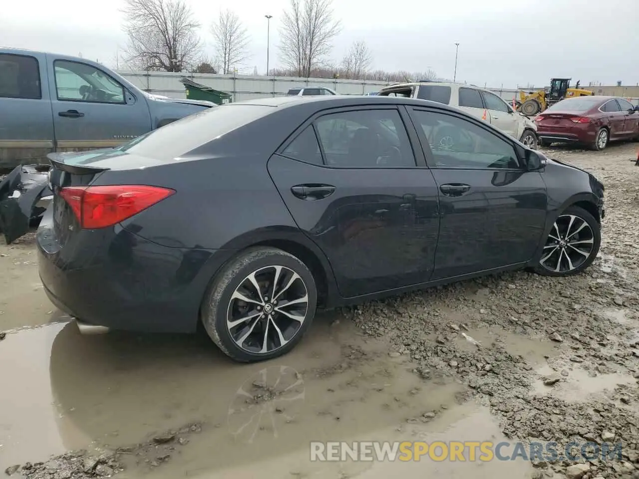3 fotografías del automóvil dañado 5YFBURHE5KP887752 TOYOTA COROLLA 2019