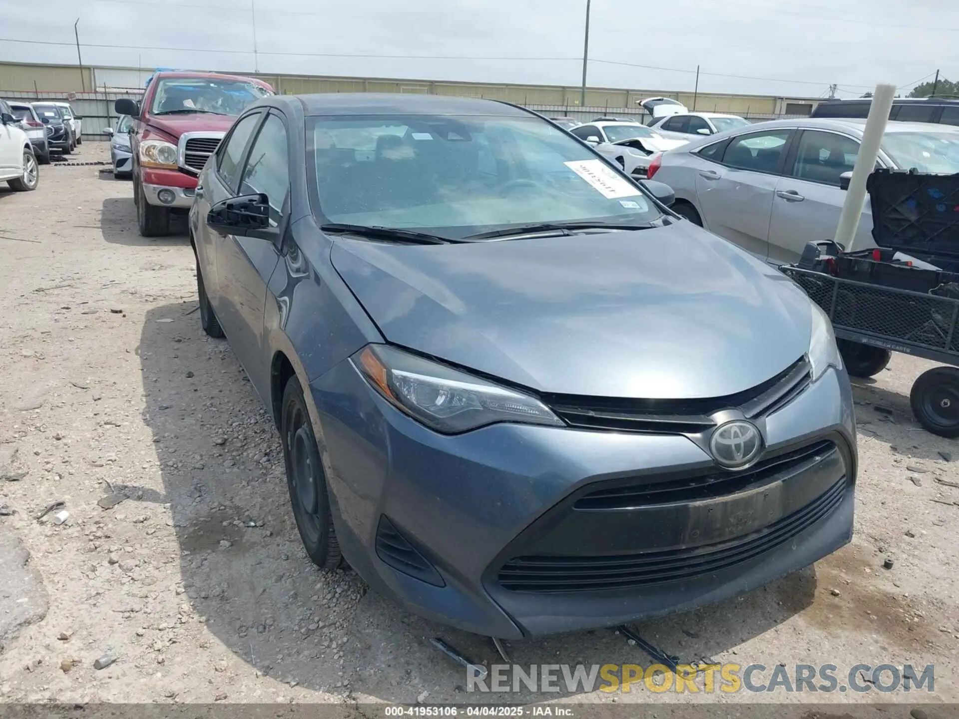 1 fotografías del automóvil dañado 5YFBURHE5KP888626 TOYOTA COROLLA 2019