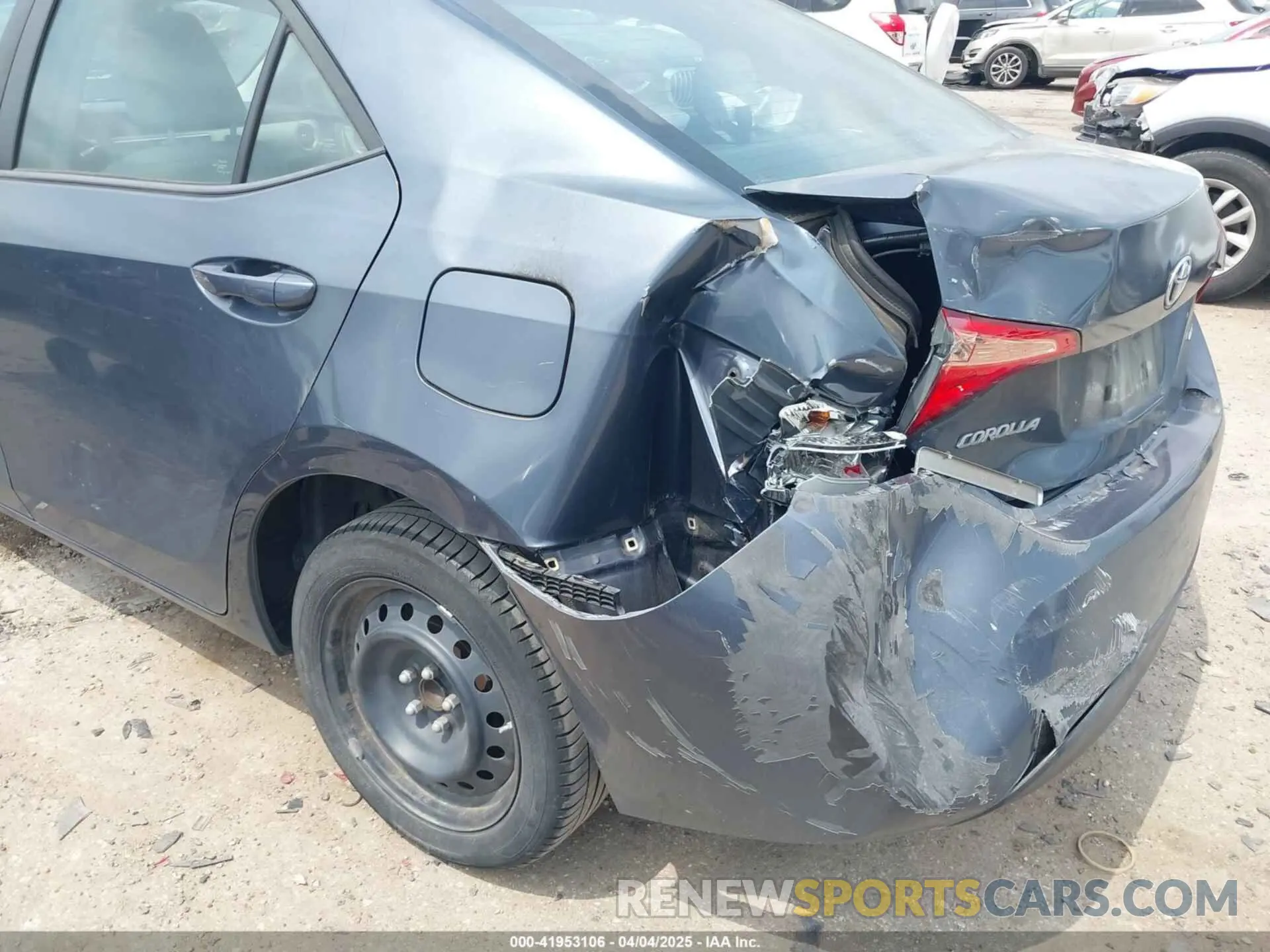 6 fotografías del automóvil dañado 5YFBURHE5KP888626 TOYOTA COROLLA 2019
