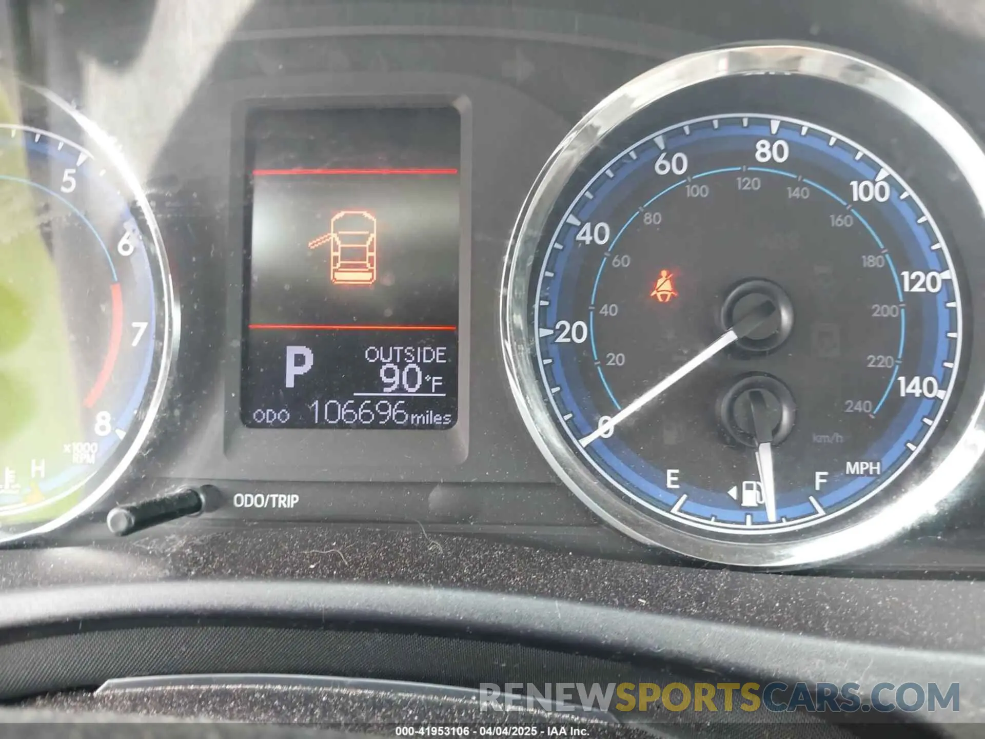 7 fotografías del automóvil dañado 5YFBURHE5KP888626 TOYOTA COROLLA 2019