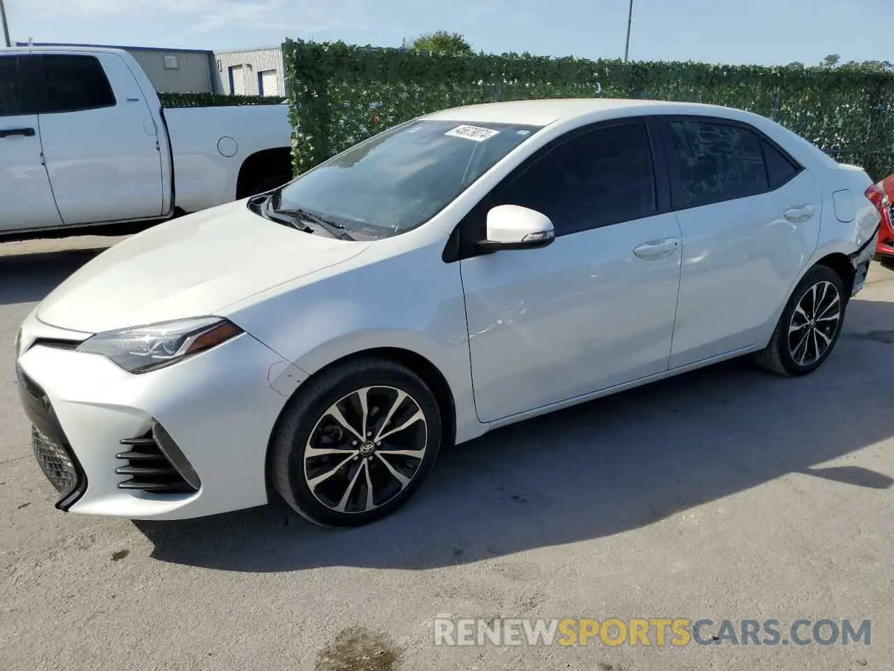 1 fotografías del automóvil dañado 5YFBURHE5KP892773 TOYOTA COROLLA 2019
