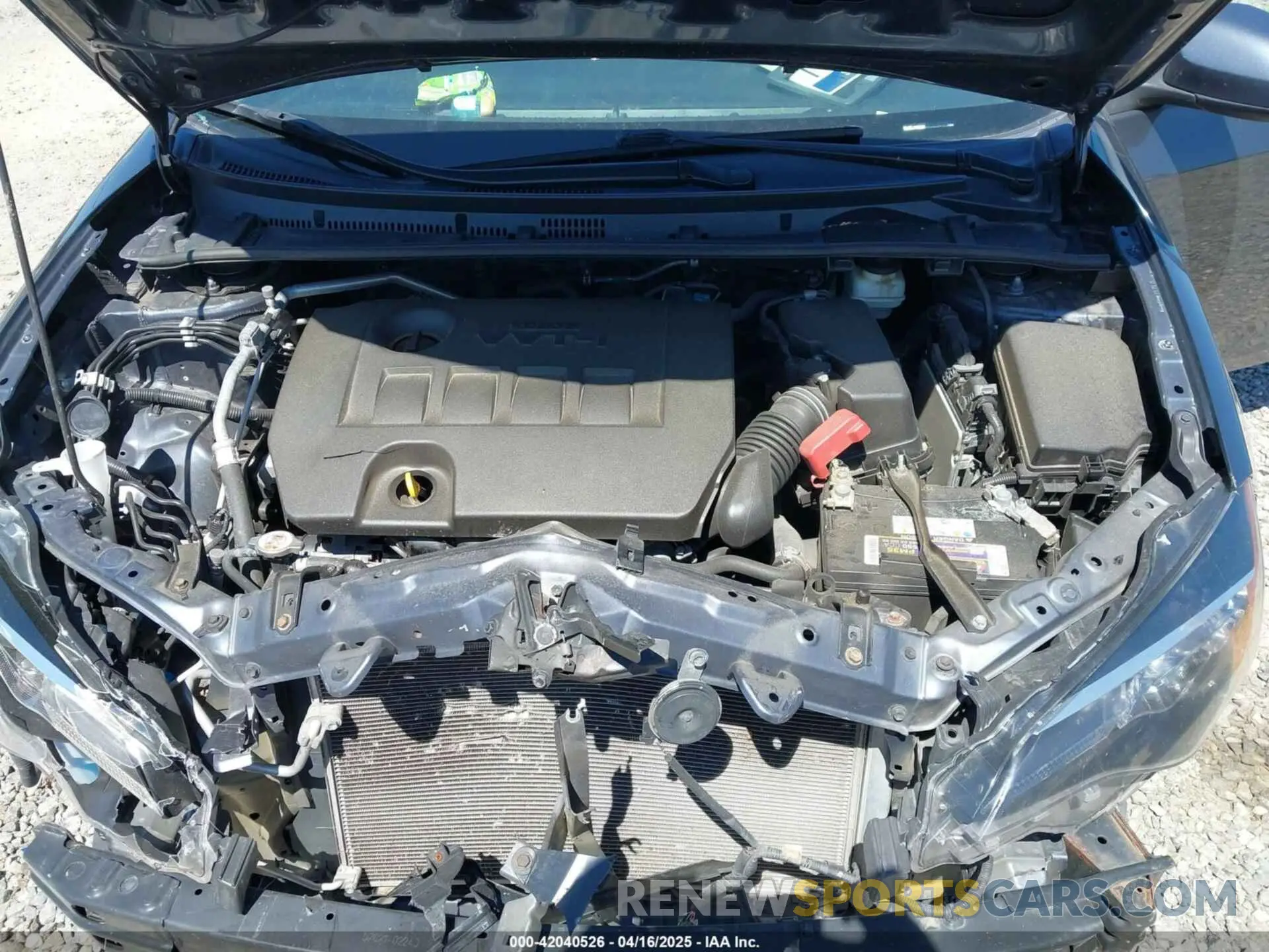 10 fotografías del automóvil dañado 5YFBURHE5KP897309 TOYOTA COROLLA 2019